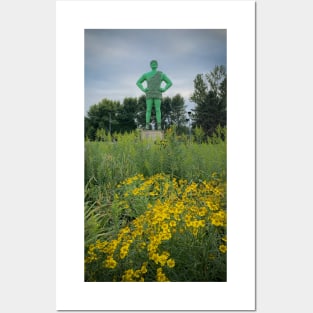 Jolly Green Giant Statue Posters and Art